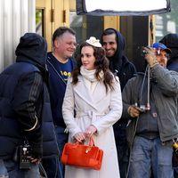 Leighton Meester dressed a winter jacket on the set of 'Gossip Girl' | Picture 112645